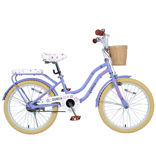 20" Inch Girls Bike Kids Bikes Girl Bicycle 20” Bikes 20 Bike for Girls Ages 7 8 9 10 Years Old,MTB Single Speed Bicycle,Enclosed Chainguard Kids' Bicycles,3 Colors (Light Purple)