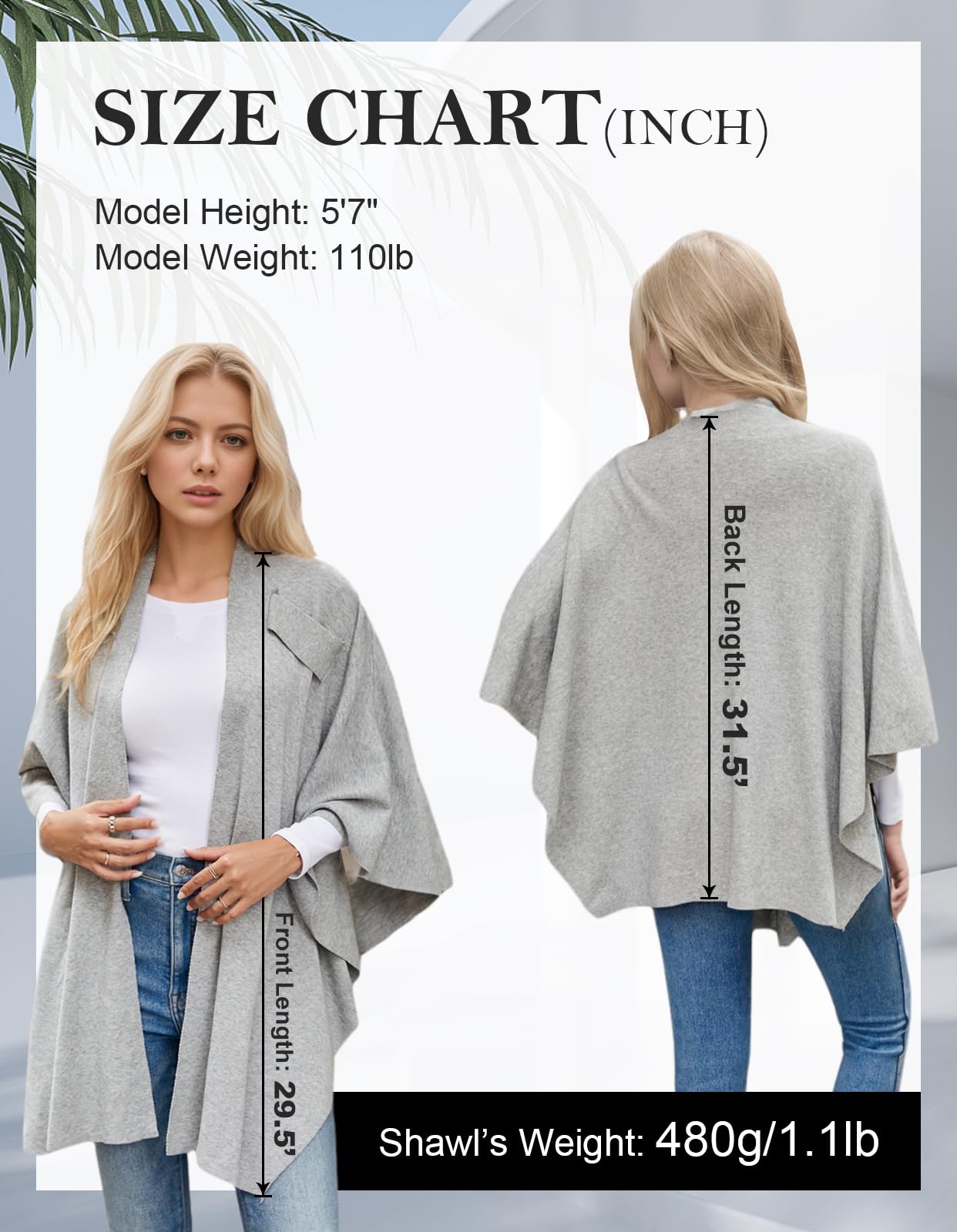 Womens Open Front Poncho Sweater Wrap Topper Knitted Elegant Shawls Cape for Spring Fall Winter,Series 1-Beige