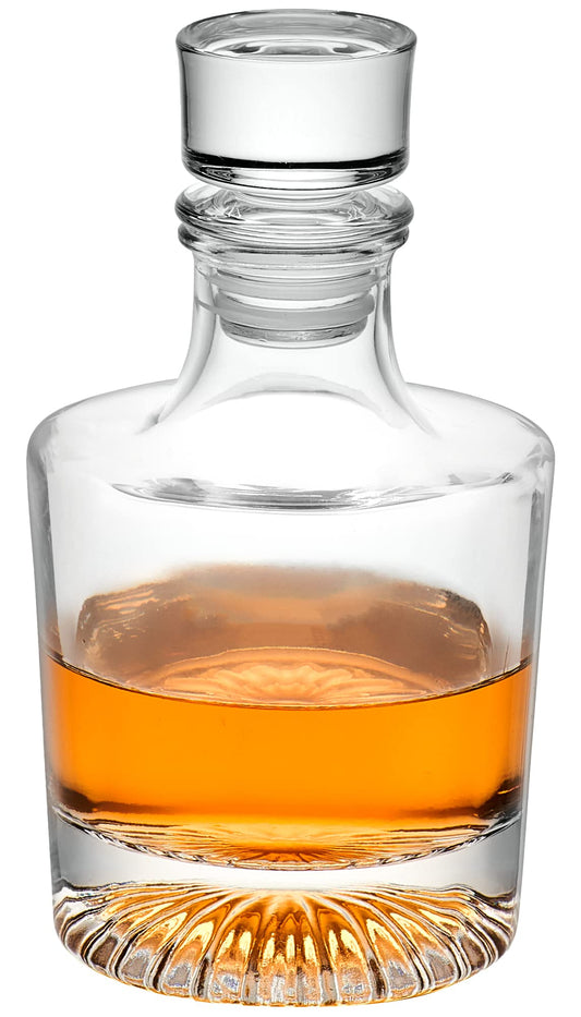 Whiskey Decanter Gift Set for Men - Scotch, Brandy, Cognac, Liquor Decanter 750ml (Pyramide Decanter)