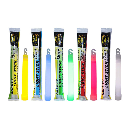 20 Industrial Grade Glow Sticks/Ultra Bright Light Sticks - Emergency Light Sticks for Camping Accessories, Hurricane Supplies,Earthquake, Survival Kit and More - Lasts Over 12 Hours (Multi Color)
