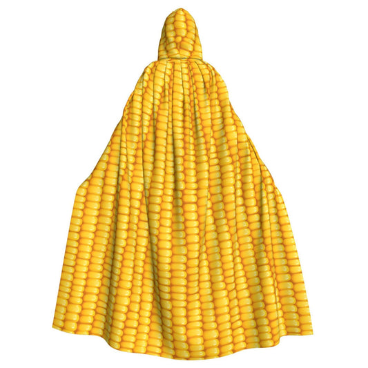 WFUUGNJ Corncobs With Corns Hooded Cloak Halloween Cosplay Costumes Corn Costume Party Ghosts Cape Corn Costume Adult Corn Cape