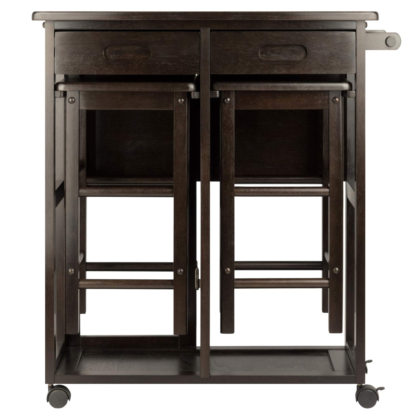 Winsome Suzanne Space Saver Set, for Kitchen, 33", Coffee