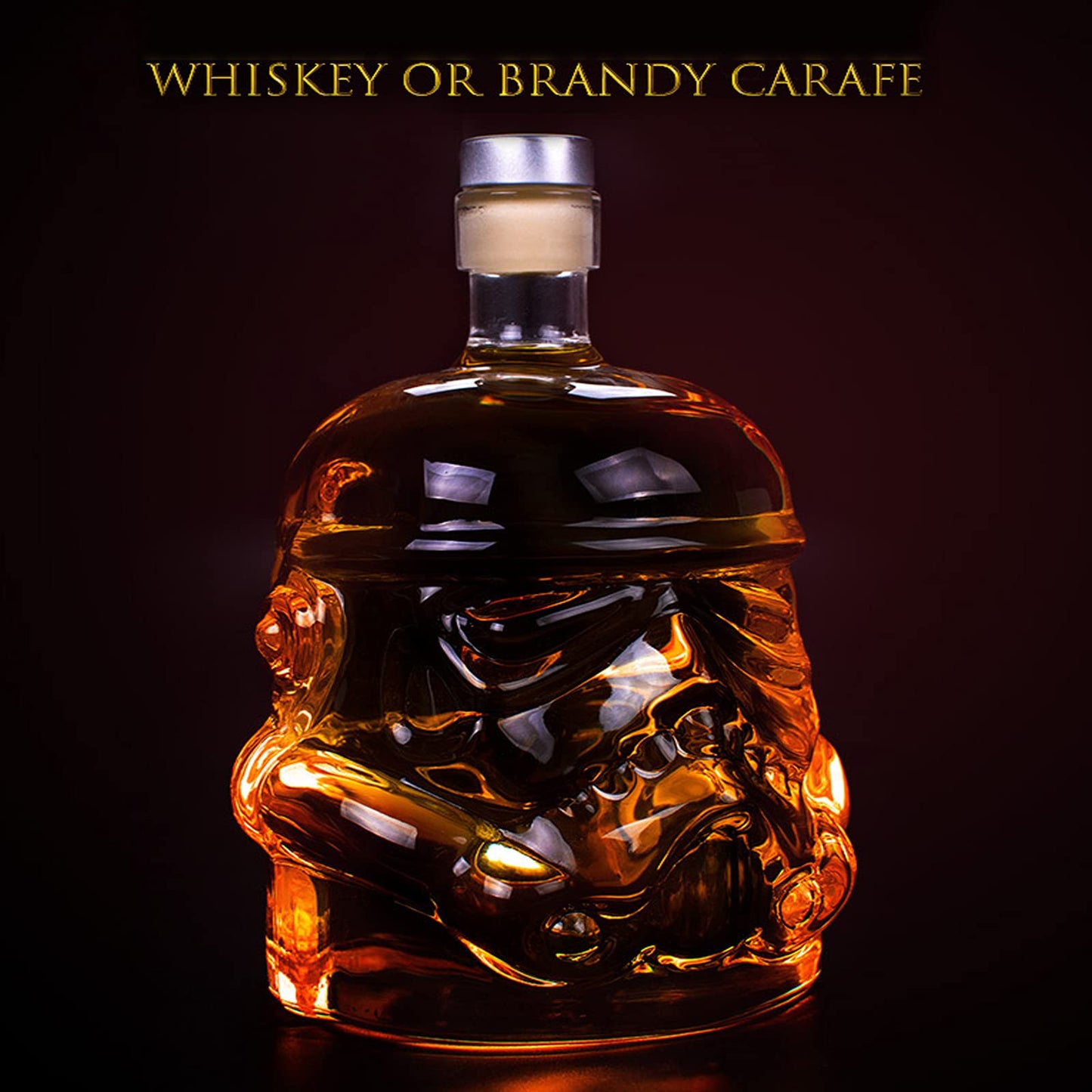 Whiskey Decanter with 2 Glasses, Whiskey Decanter Set, Father's Day Gifts, Husband Or Dad Birthday Gift, Whiskey Carafe for Wine, Liquor, Scotch, Bourbon, Brandy - 750ML