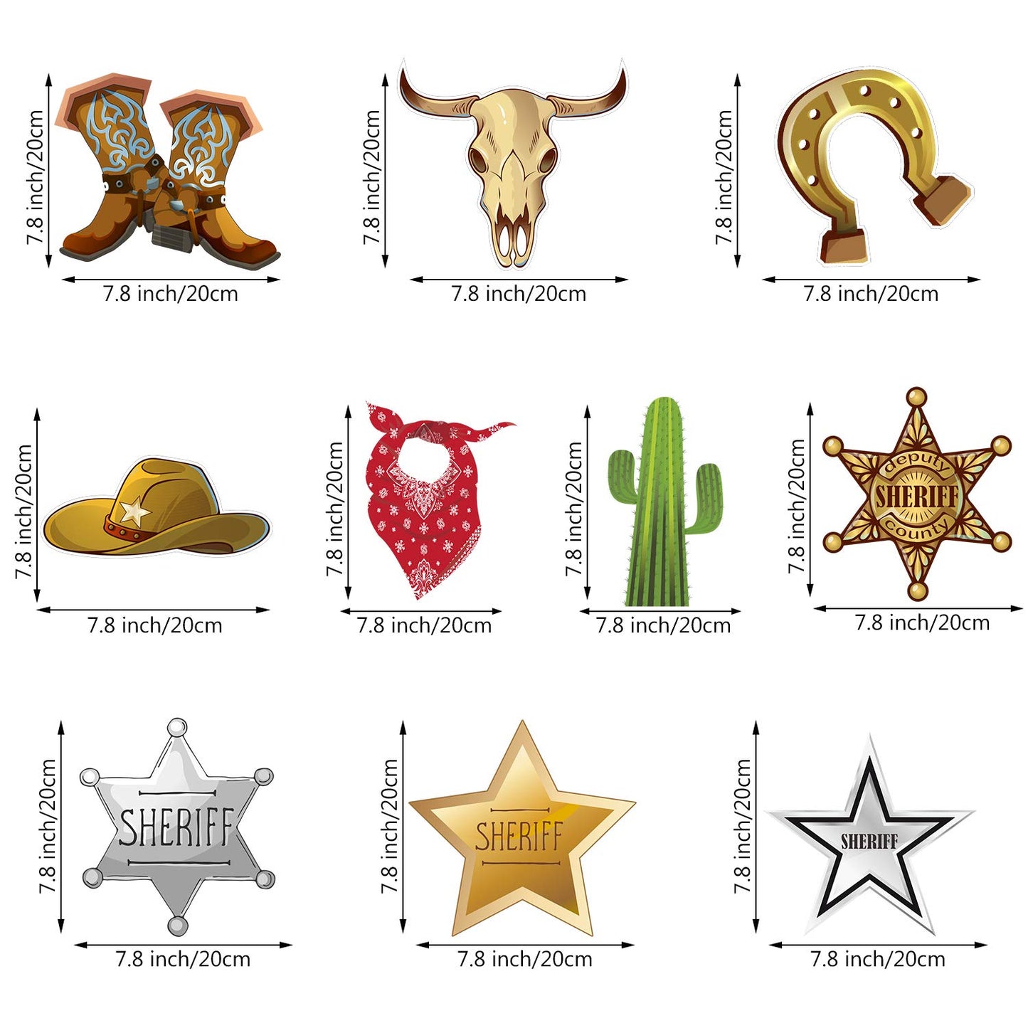 Western Party Decorations Pack Hanging Swirls Foil Swirls Party Ceiling Decorations Western Cowboy Theme Party Barnyard Theme Birthday Baby Shower Decor Event Supplies 30Ct