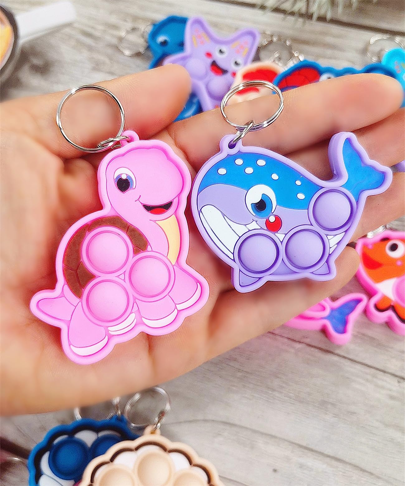 20 Packs Bulk Ocean Animal Classroom Students Prize, Mini Sea Creature Holiday Party Favors