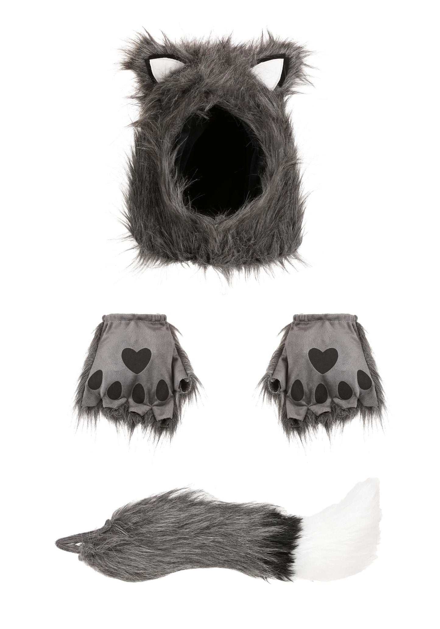 Wolf Hood, Hands & Tail Kit Standard