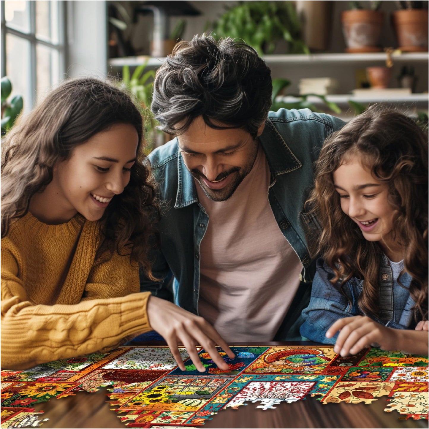 White Mountain Puzzles Welcome Fall 1000 Piece Puzzle for Adults Collage Autumn Jigsaw Puzzles for Adult Grandparents and Family