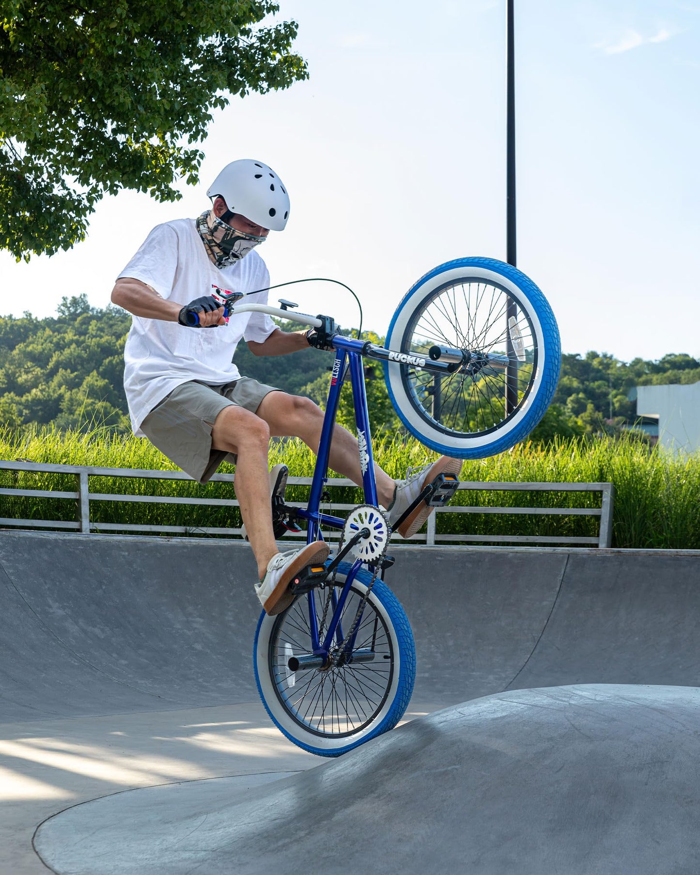 vollsch Freestyle BMX Bikes 20 Inch Kids Bicycle for 8-15 Years Old Teens, Boys, Girls, Beginner-Lever Riders, Blue