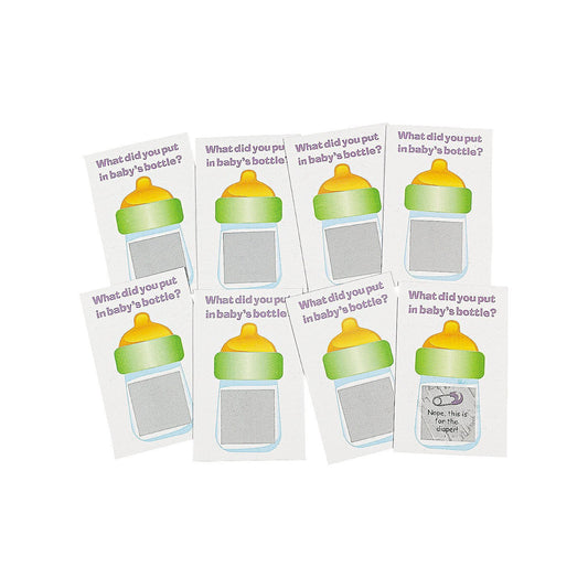 72 Baby Shower Party Game LOTTERY SCRATCH OFF TICKETS
