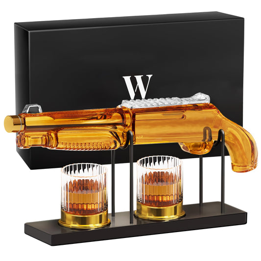 Whiskey Decanter Sets with 2 Glasses for Men Dad, The Wine Things Unique Gift for fathers day, Husband, Boyfriend, Anniversary Day Birthday Gift Ideas, Cool Drinking Accessories for Home Bar Party