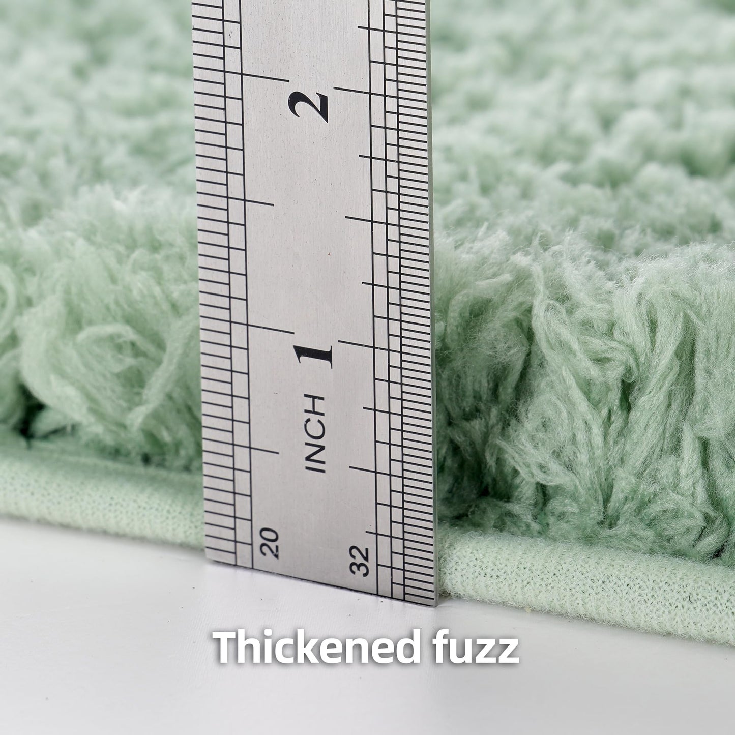 3 Pieces Luxury Bathroom Rug Set with U-Shaped Toilet Rug, Non-Slip Rubber Bottom, Thick Microfiber Fluffy Plush, Water absorption, Quick Dry, Ultra Soft, Bath Mats for Bathroom, Tub(Sage Green)