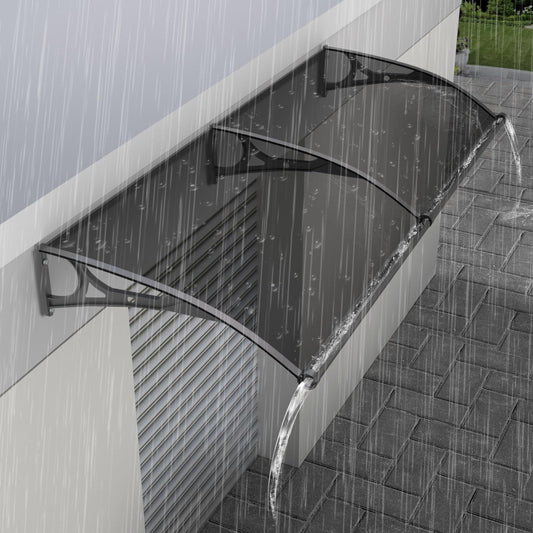 Window Door Patio Awning Door Awnings Exterior Rain and Snow Aluminum Alloy Bracket, Strong Load-Bearing Capacity, Long Service Life, Suitable for Patios, Deck Doors, Porches, Exterior Awnings