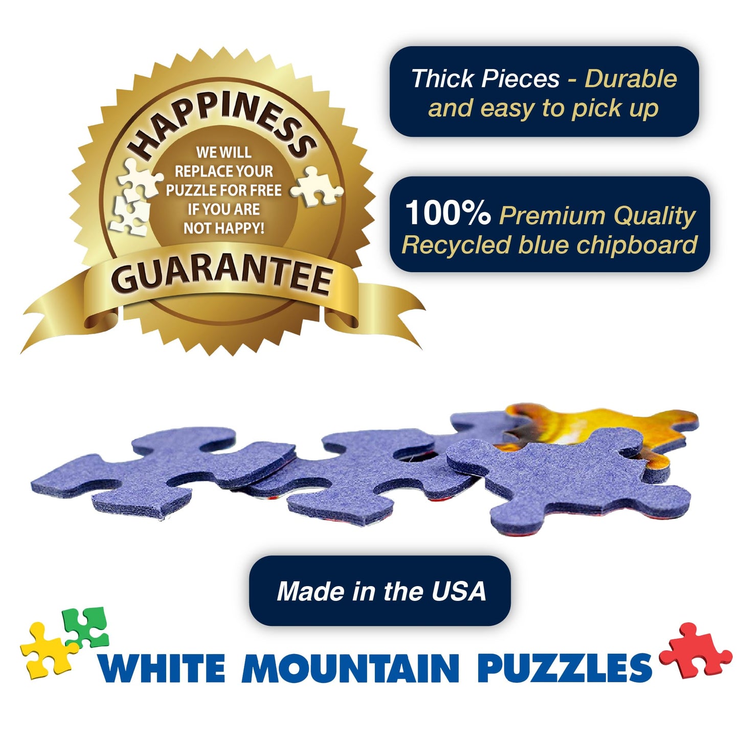 White Mountain Horror Stories Halloween Puzzles 1000 Pieces Jigsaw Puzzle for Fall and Autumn