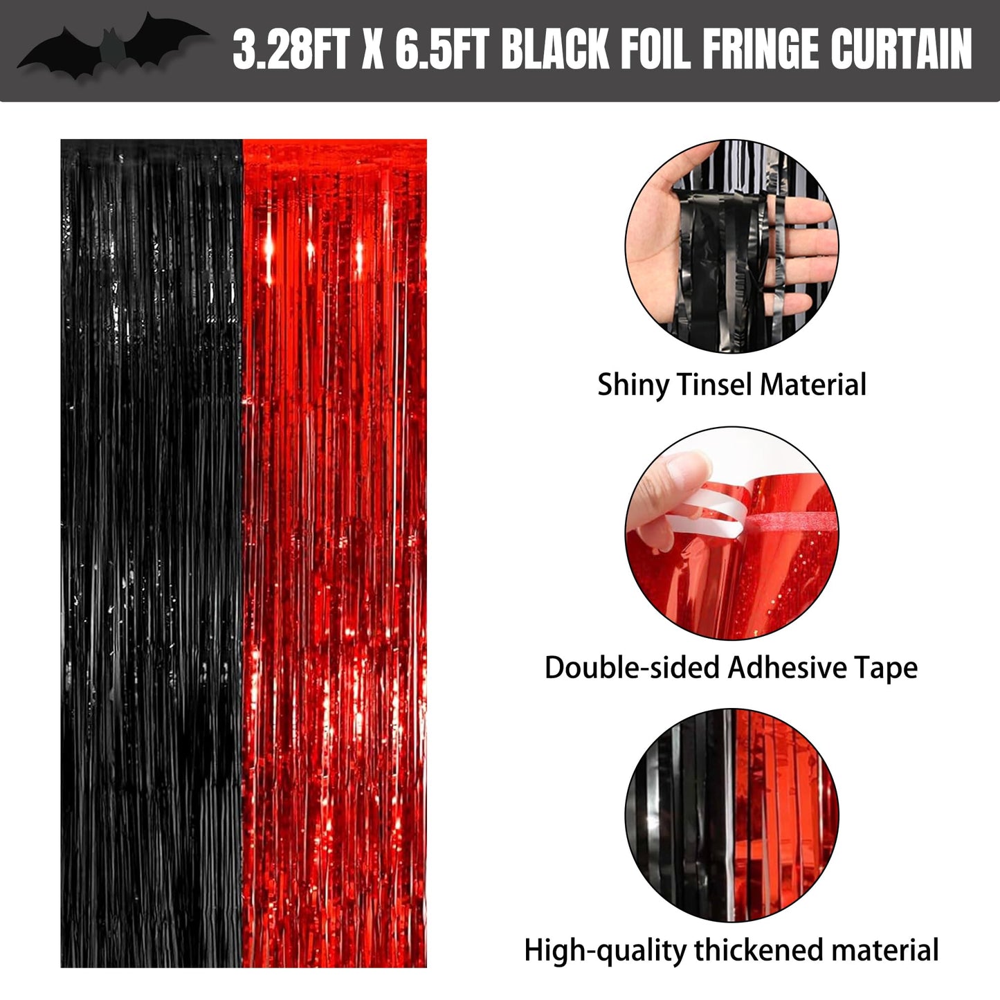 Vlipoeasn Have a Killer Birthday Decorations, Black Red Halloween Birthday Glitter Banner, Balloons, Blood Knife Cake Toppers for Halloween Decorations Supplies, Horror Backdrop Party Decor