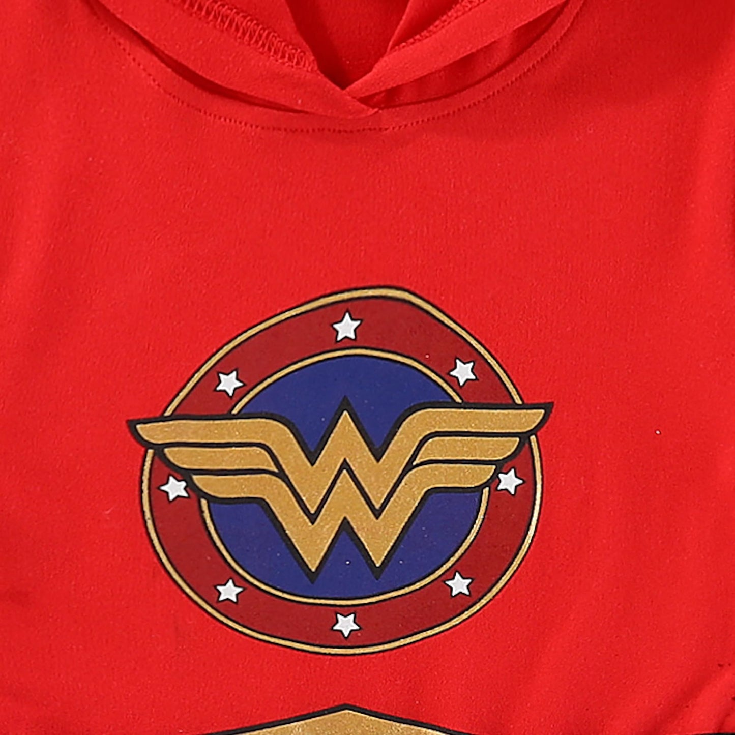 WARNER BROS Wonder Woman Girls Cosplay Hooded Tulle Dress for Toddler and Big Kids