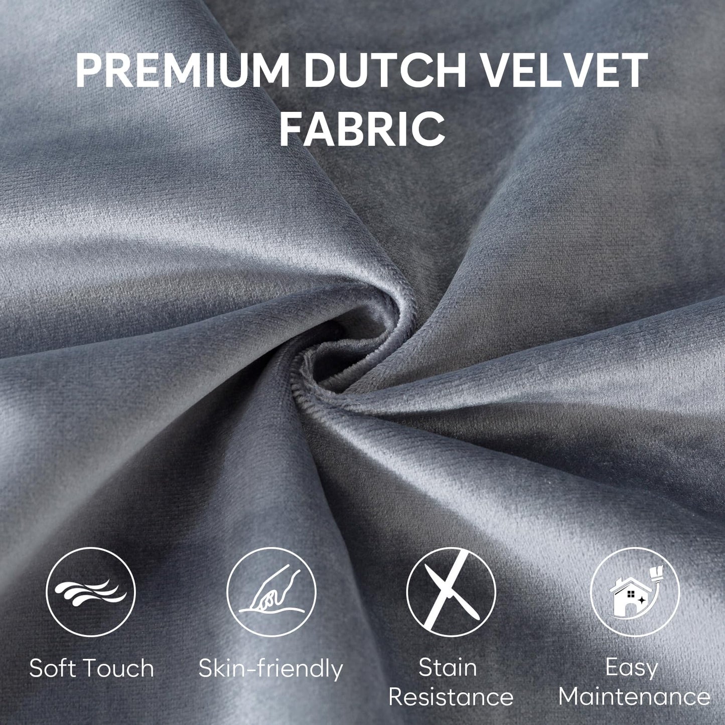 3 Ft Bean Bag Chair, Memory Foam Bean Bag Chairs for Adults with Filling, Round Bean Bag Sofa with Filler Included, Beanbags with Soft Dutch Velvet Fabric,3 Foot, Dark Grey