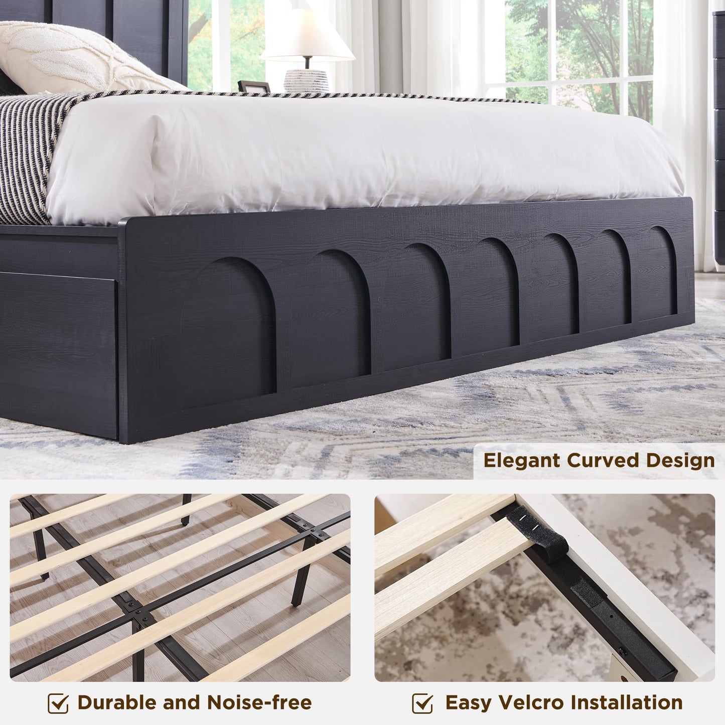 ACCOHOHO King Size Bed Frame
