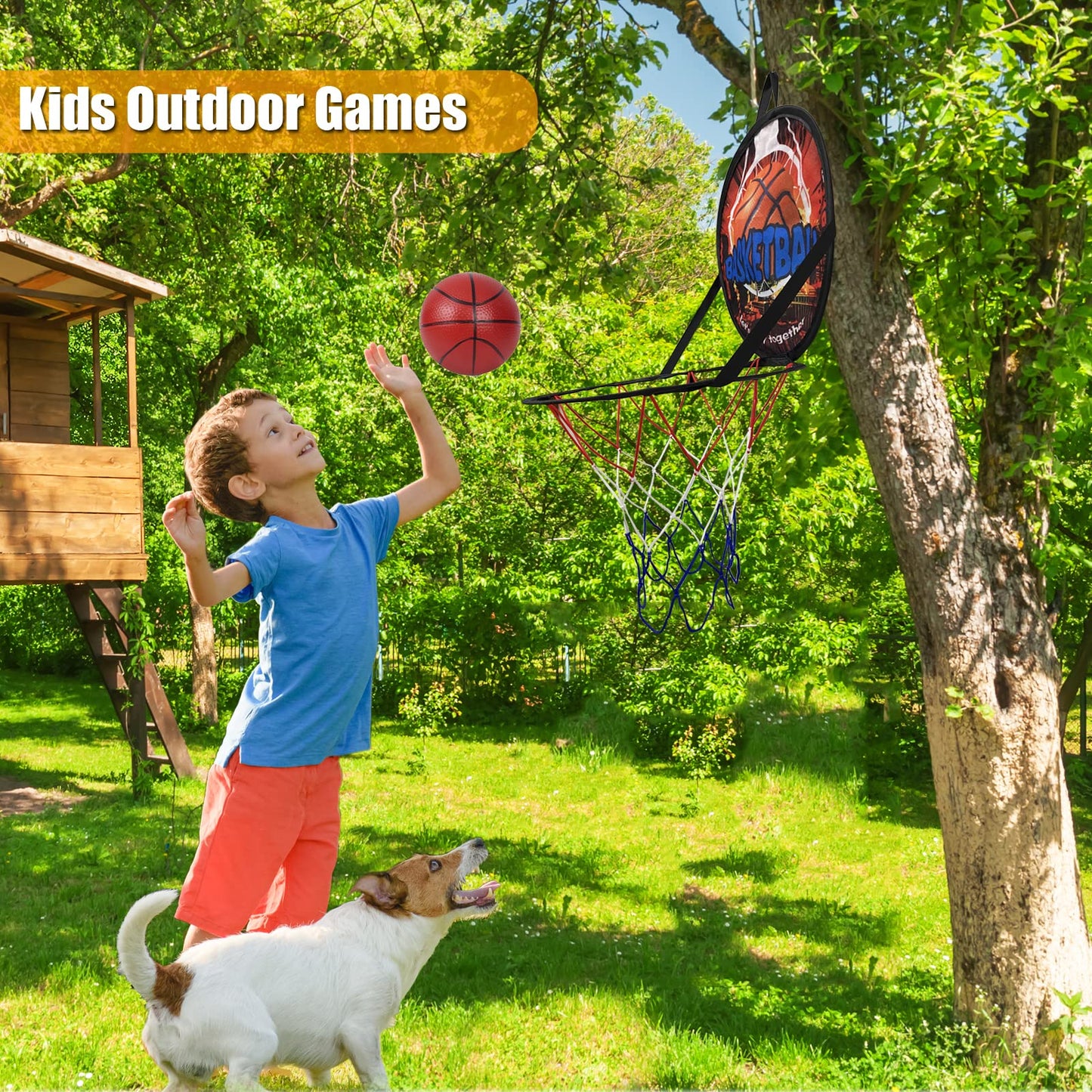14" Dart Board, Basketball Hoop for Kids Toddlers, Sports & Outdoor Play Toys, Kids Boy Toys, Birthday Gift Toy for 3 4 5 6 7 8 9 10 11 12 Year Old Boys Girls, Easter Gifts Party Favors