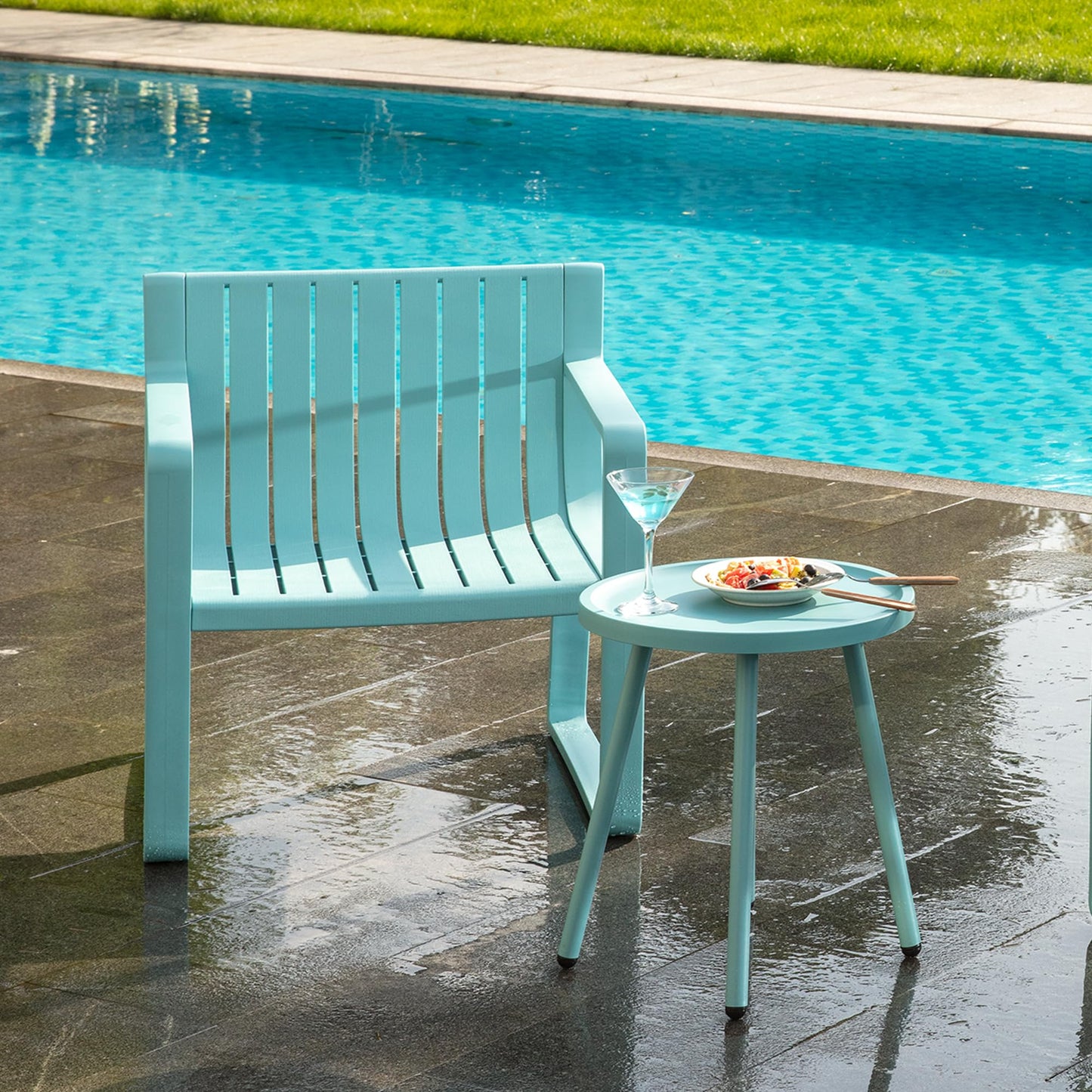 Werph Outdoor Furniture Set - 3 Piece Patio Table & Chairs, Perfect for Lawn, Garden, Poolside or Balcony