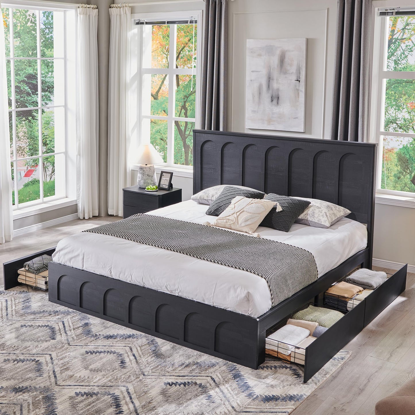 ACCOHOHO King Size Bed Frame